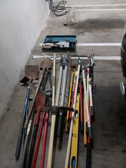 Large Lot of Garden and Hand Tools