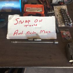 Tools SNAP ON  And Much More 