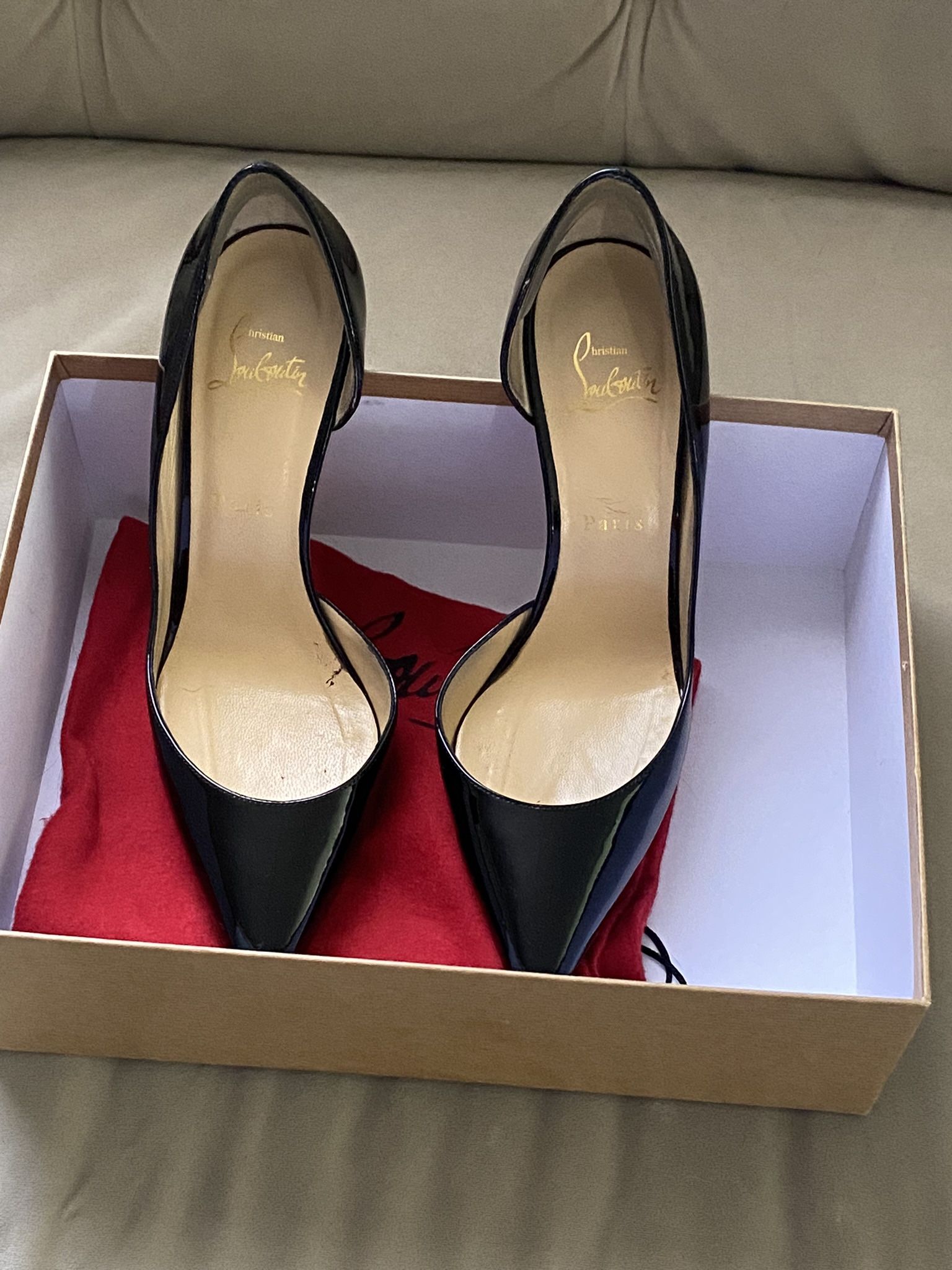 Christian Louboutin Izira 100 Patent leather Shoes