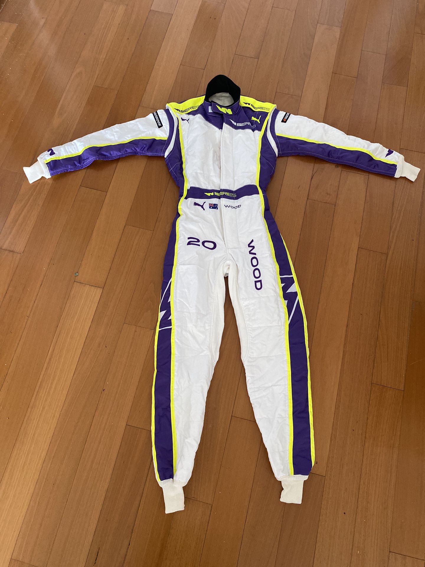 2 Official Racing Suits Caitlin Wood 2022 W Series Miami Grand Prix