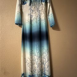 Traditional Vietnam Ao Dai Size S