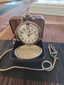 Lucerne vintage pocket  watch  and fob