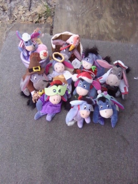 Vintage Disney Store Eeyore Collection