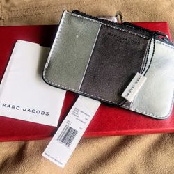 NWT $165 Marc Jacob’s Metallic Stripe Pouch