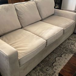 Clean Couch With Queen Sleeper