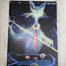 Cat From the Wrong Side of the Tracks metal poster