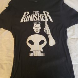 The Punisher White Front Shirt