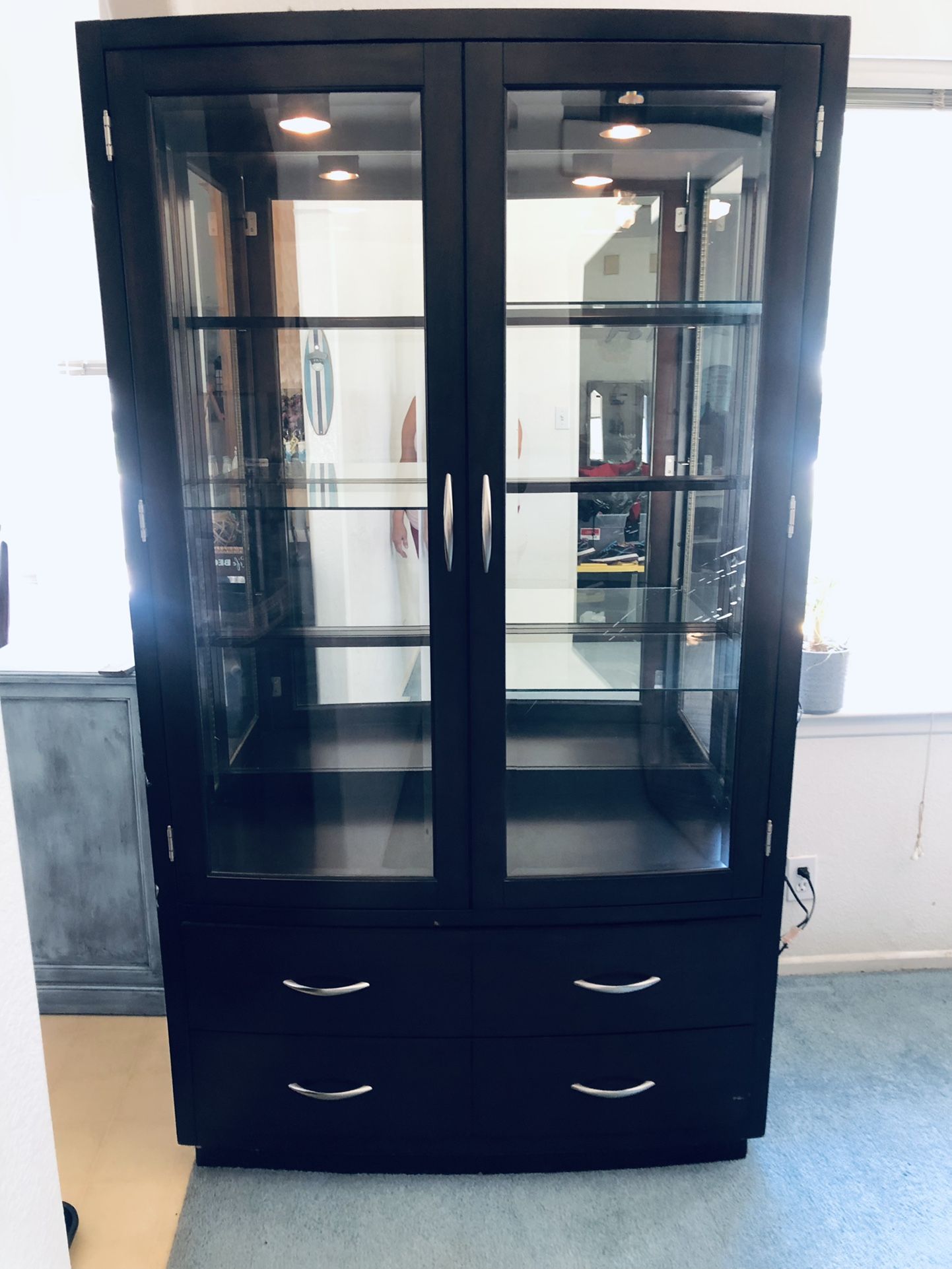 Kathy lreland Bay Heights Curio Cabinet