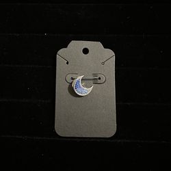 925 Silver Crescent Moon Pendant