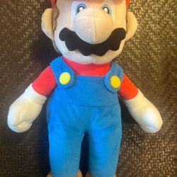 Super Mario Plush 2016 Official Nintendo Good Stuff Stuffed Toy 16”