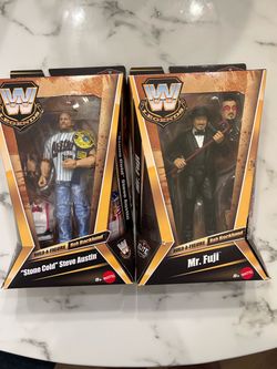 WWE Legends Elite Stone Cold Steve Austin & Mr. Fuji Figures
