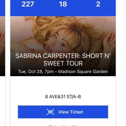 Sabrina Carpenter Tickets 