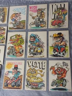 Vintage Rat Fink Style Trading Cards Collection