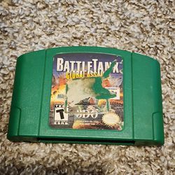 BattleTanx: Global Assault (Nintendo 64, N64, 1999) Authentic 