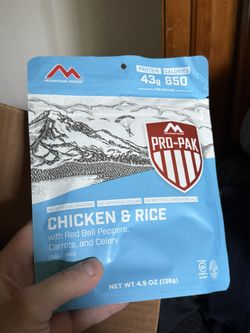 Camping Freeze Dried meals