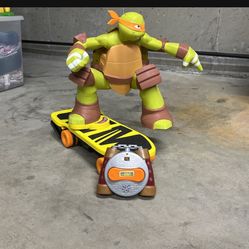 Teenage Mutant Ninja Turtle Remote Control Toy 15 Inches Tall 15 Inches Long 