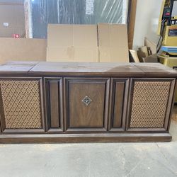 Turn table cabinet - German made - Eljen 8 track Grundick Stereo console 