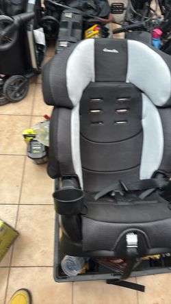 Evenflo Booster Car Seat Black and Gray