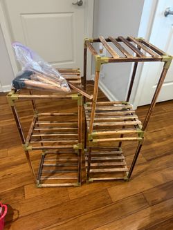 Outdoor Wood Plant Stand for Planter Pots