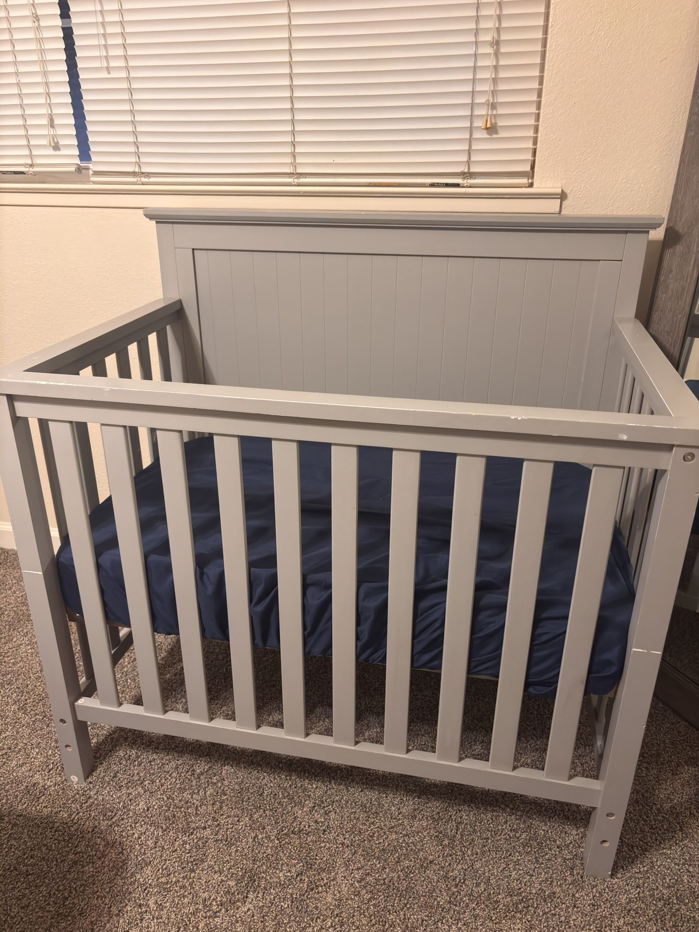 Mini Crib- Mattress Included