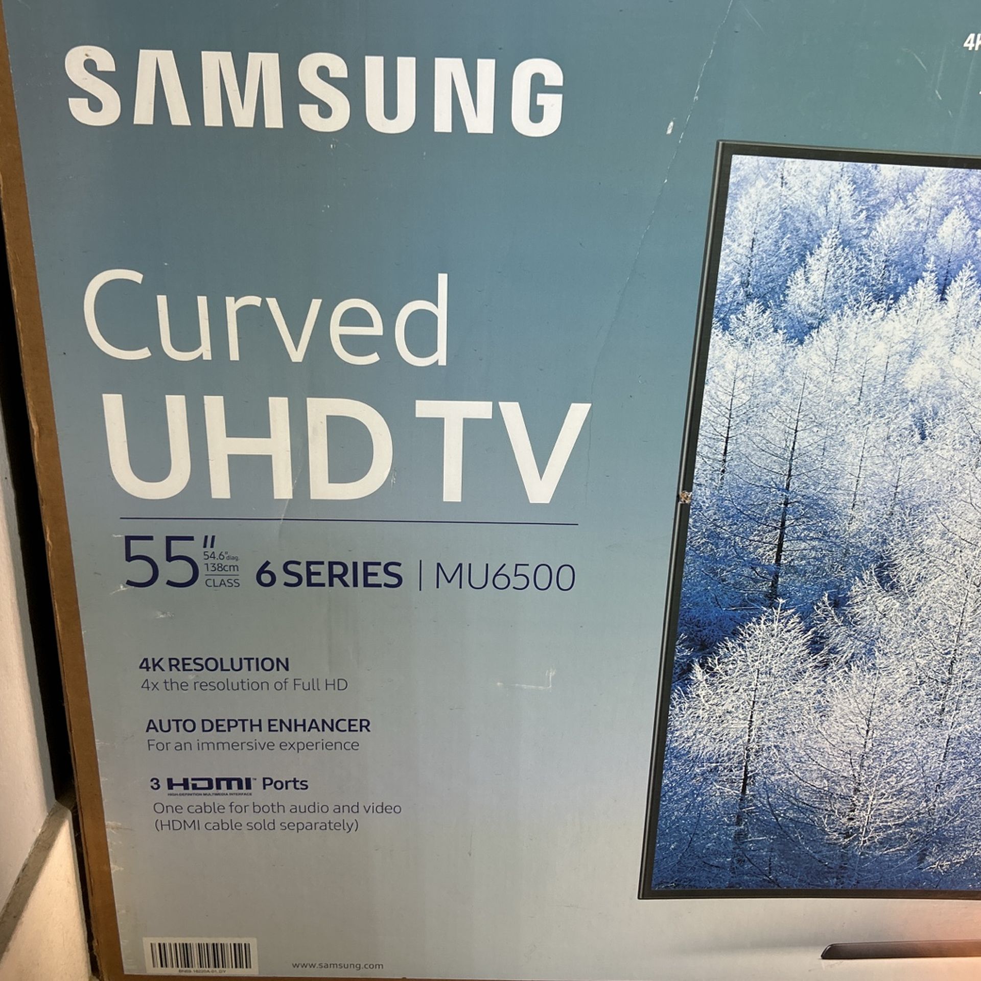 Samsung curved UHD TV 55 inch