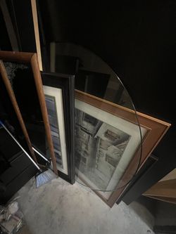 Garage Storage Sale (TV, table, Lamp, Dining Set, Pictures, Etc)