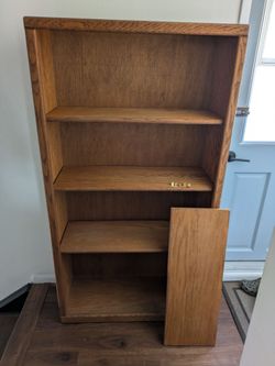 Wooden bookcase