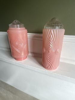 Antique Art Deco Lamp Globes 