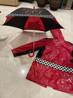 Disney store  Raincoat And Umbrella Size 10 Thumbnail