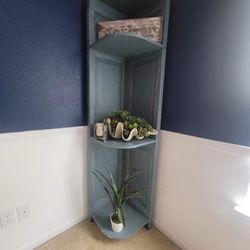 Tall Corner Shelf 