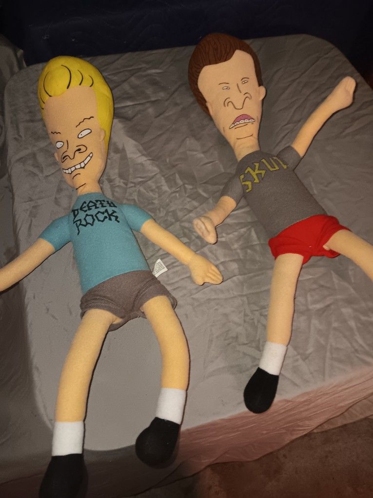 Vintage Beavis And Butthead Plush Dolls