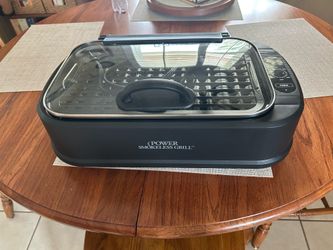 Power smokeless grill