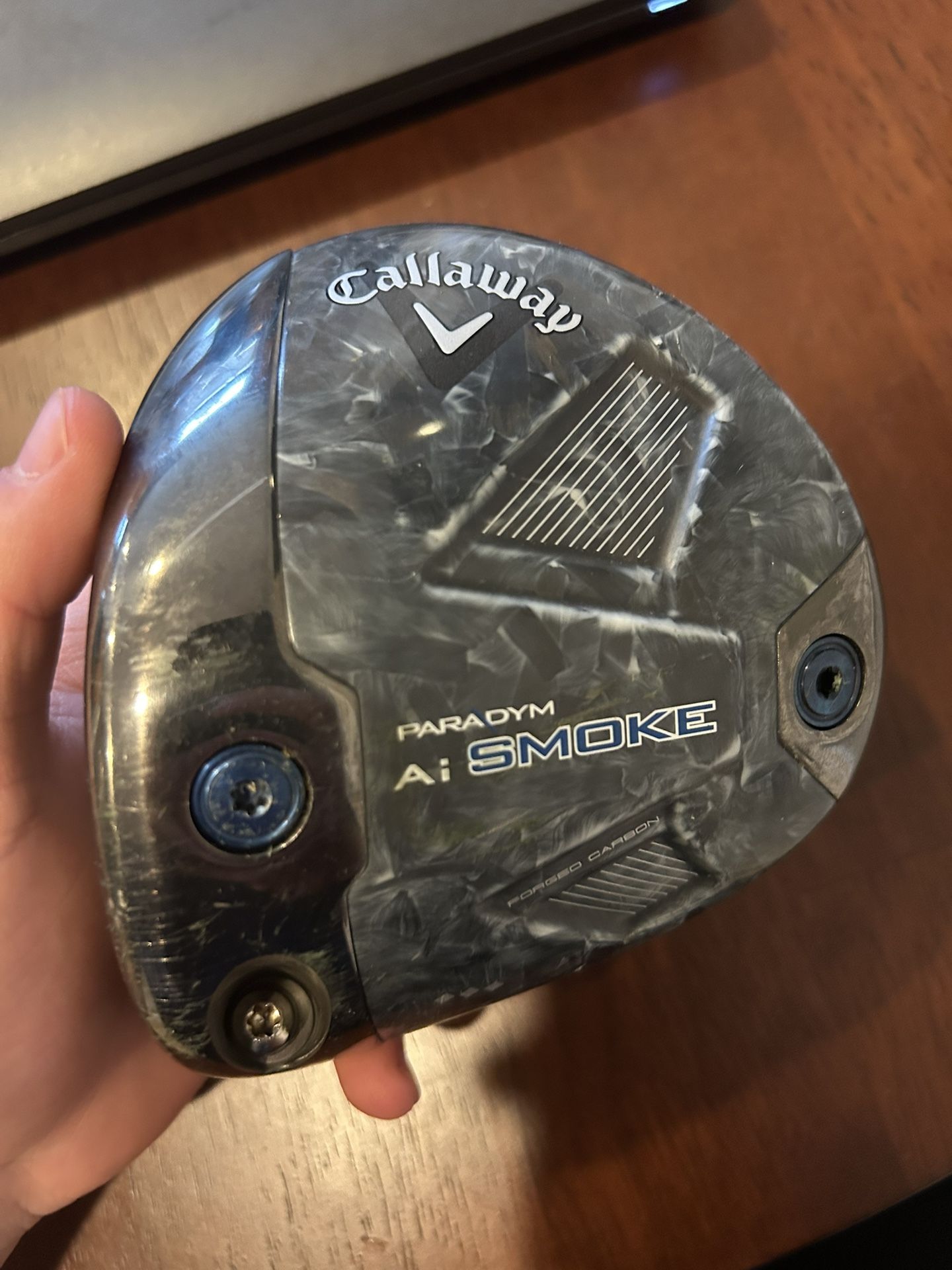 9° Lefty Callaway Paradym Ai SMOKE driver head