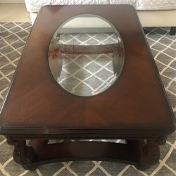 wooden Center Table With With Two Side Tables
