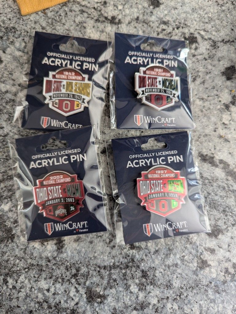Ohio State Pins [4 for $5.15 ]