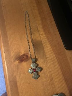 Real sterling silver cross Nechlace
