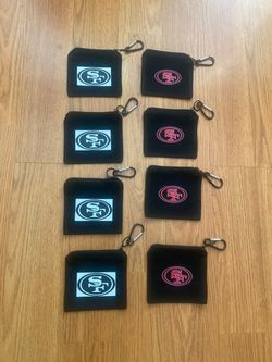 Brand New Niners logo Mini bag’s with Metal clip’s $10 each