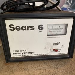 Vintage Sears 6/12v Battery Charger