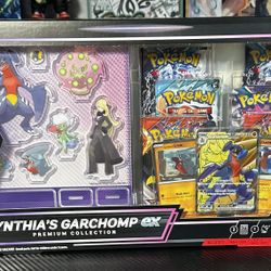 Pokemon TCG: Cynthia's Garchomp ex Premium Collection Box Sealed New