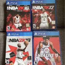 NBA 2k Basketball Games LOT of 4 For PS4 