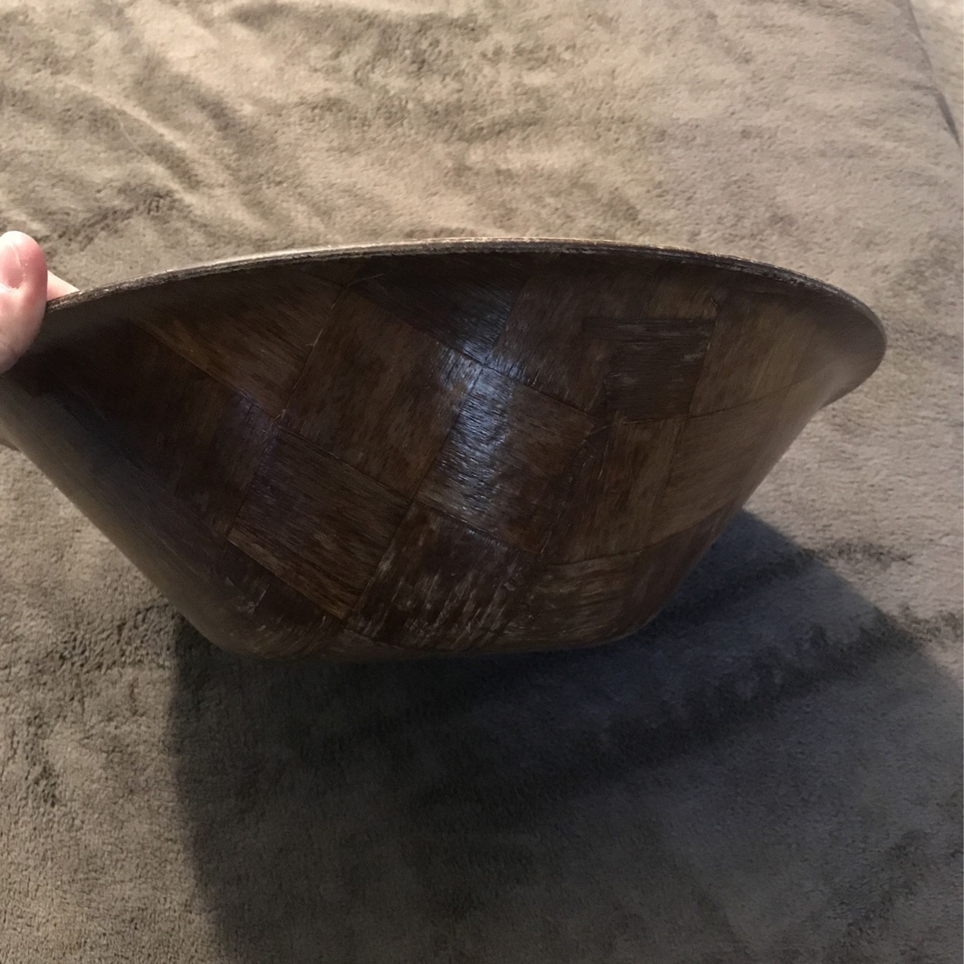 Wooden Bowl Boho Vintage