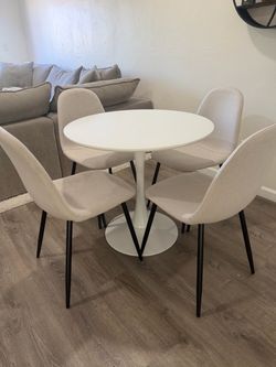 Dining table with 4 chairs