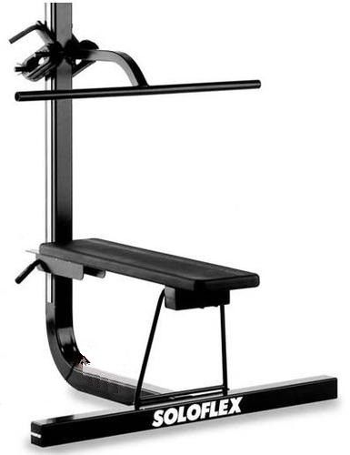 Soloflex exercise unit with butterfly attachment