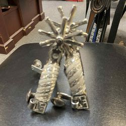 Espuelas Charras finas de acero inoxidable