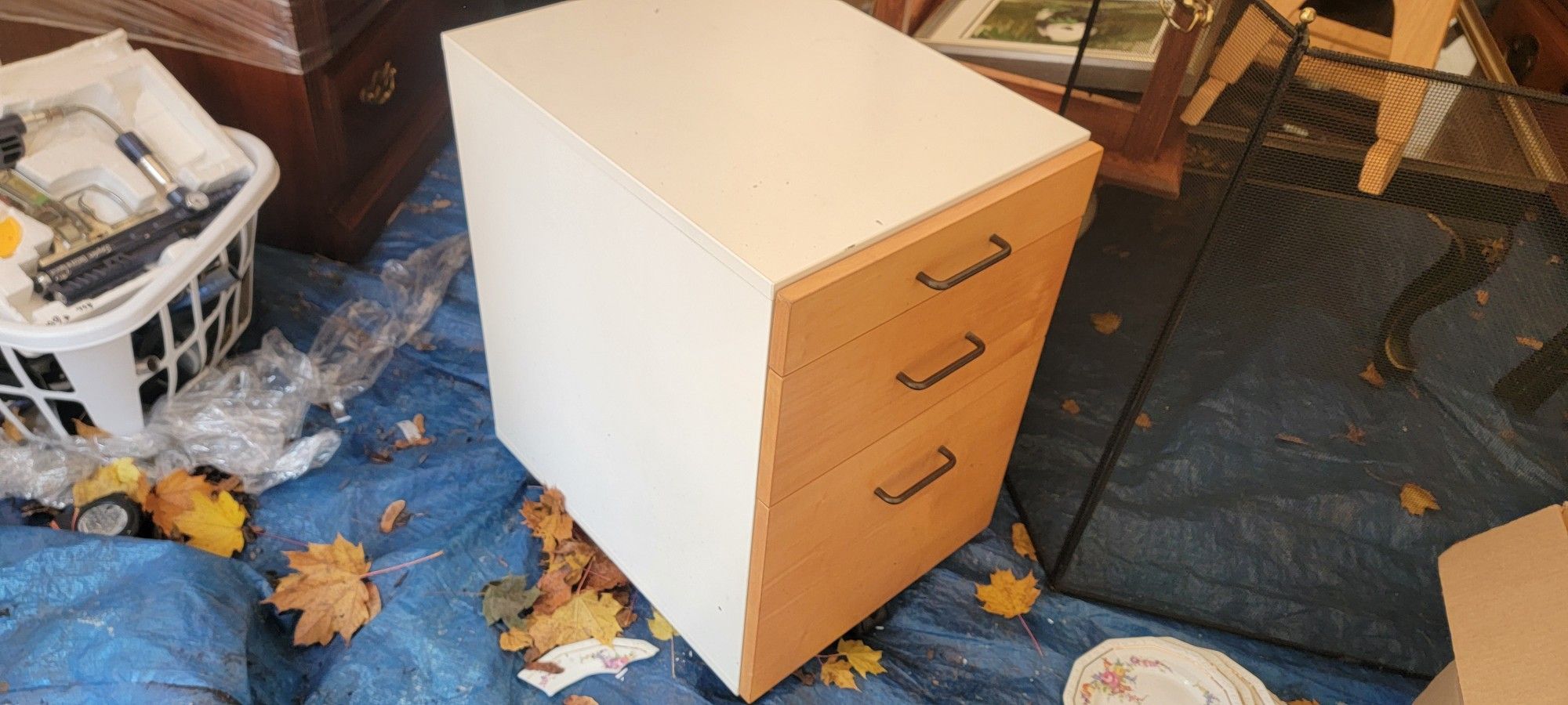 Ikea Rolling 3 Drawer File Cabinet 