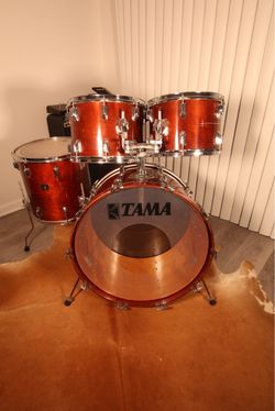 Vintage TAMA Superstar Super Mahogany Shell Pack 13”/14”/16”/24”