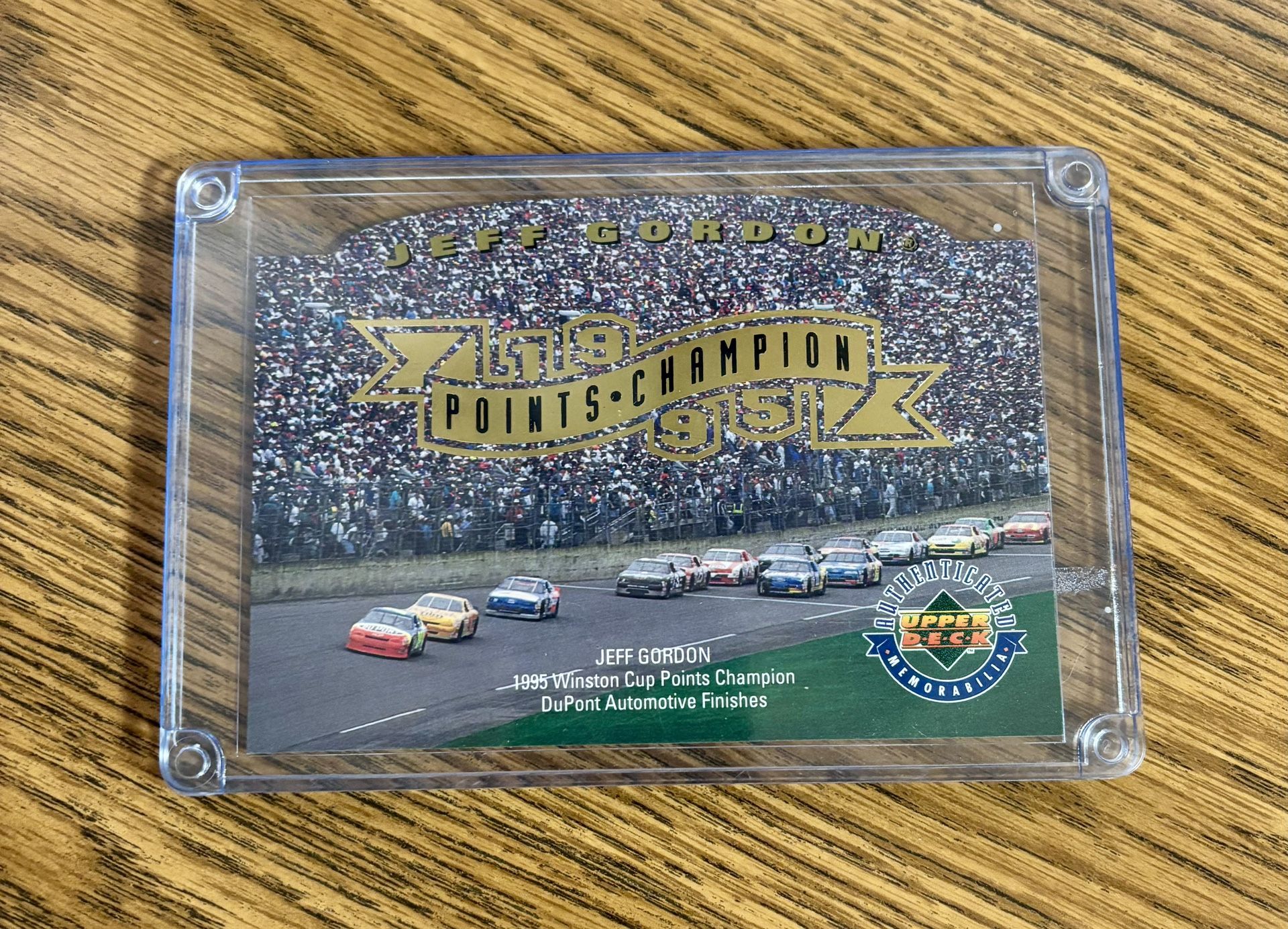 Jeff Gordon Collector Card Limited Edition 1995 Points Champion
