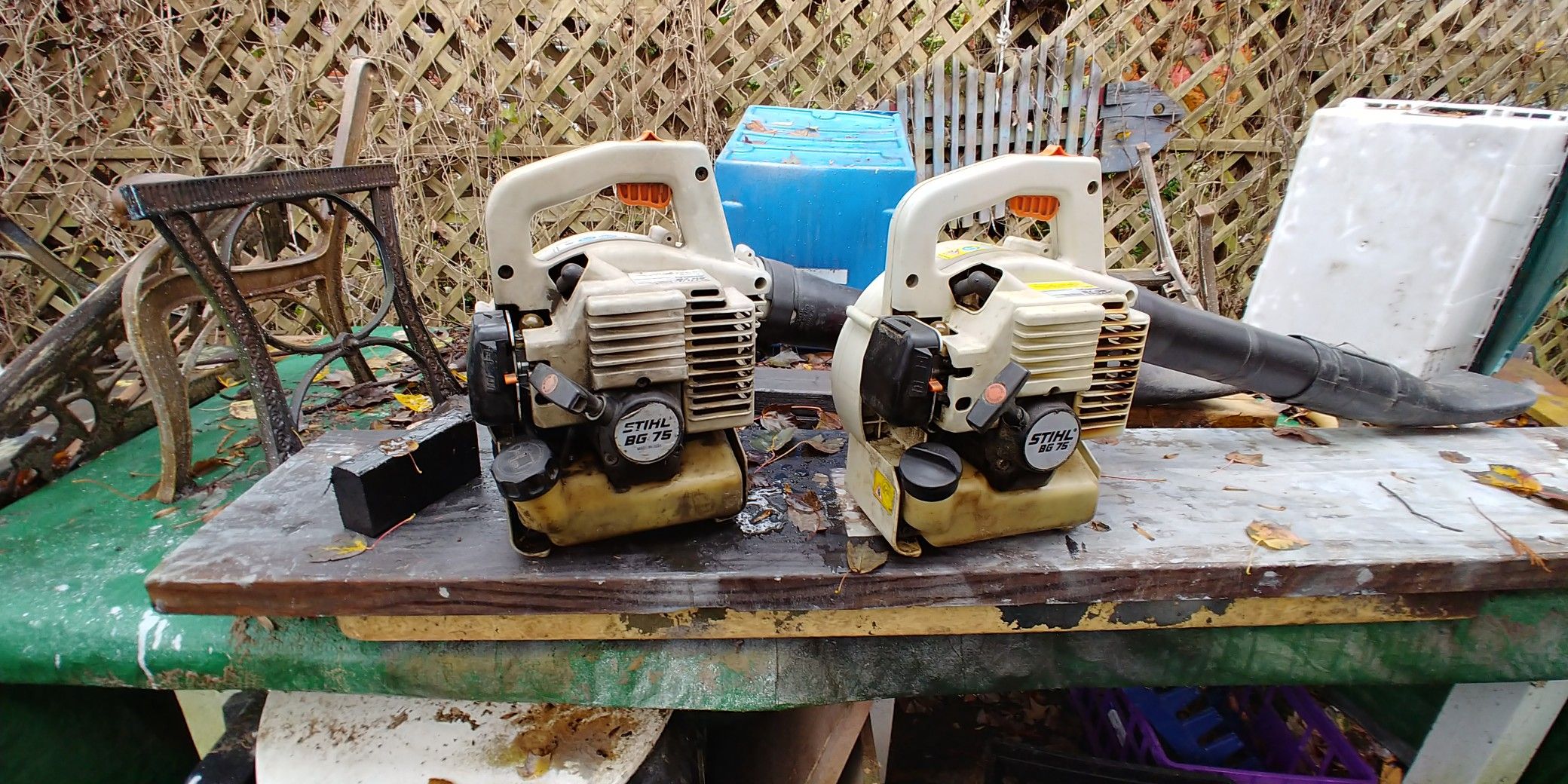 Two Stihl BG75 hand blowers both run for Sale in Virginia Beach, VA