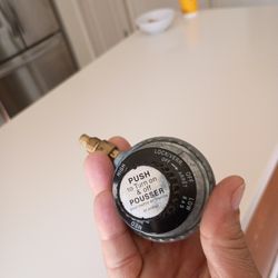 L.P Gas Regulator Outdoors 