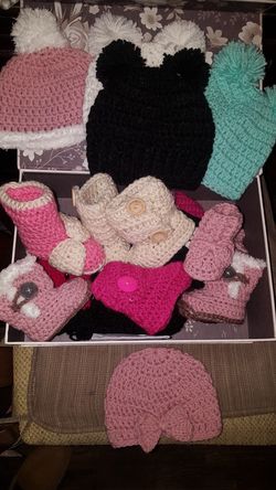 Mg crochet gorros y botitas